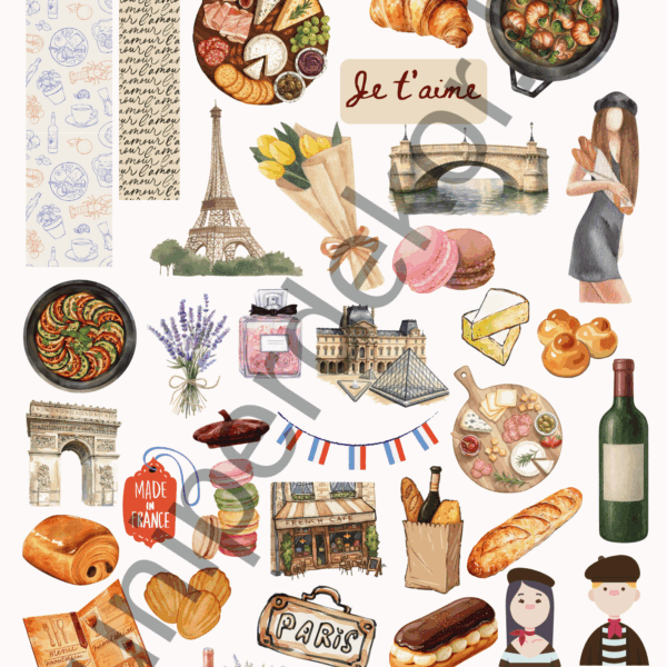 Francia matricaív A4
