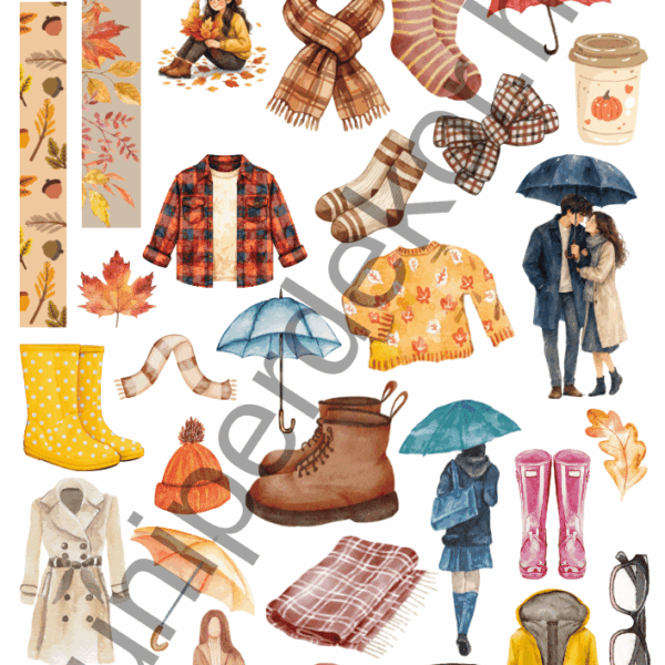 Fall wardrobe matricaív A4