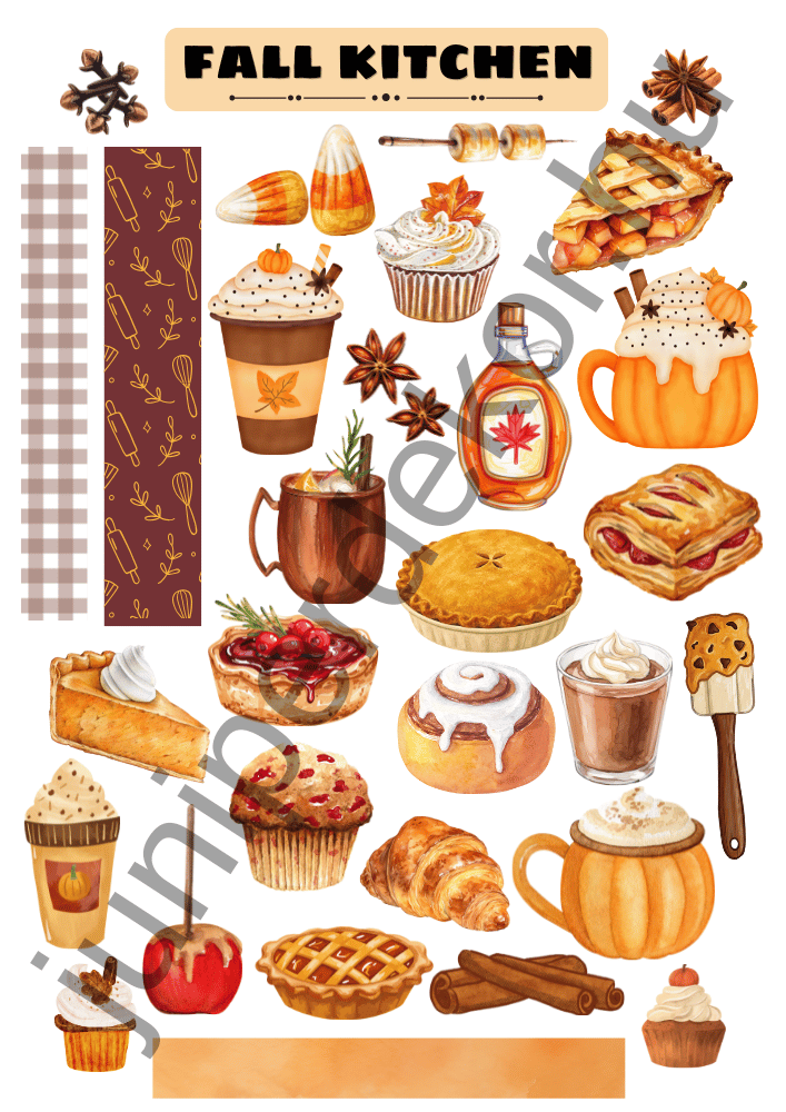 Fall Kitchen matricaív A4
