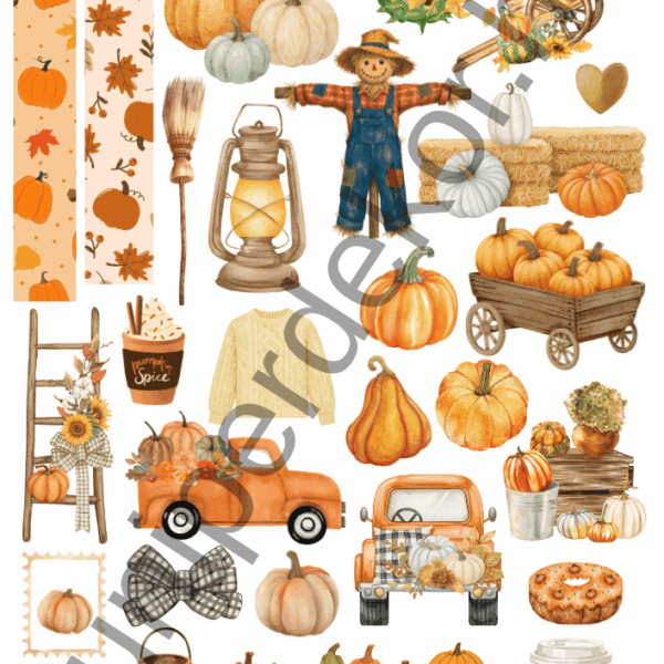 Pumpkin patch matricaív A4