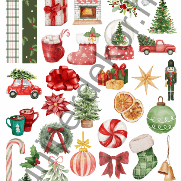 Christmas matricaív A4