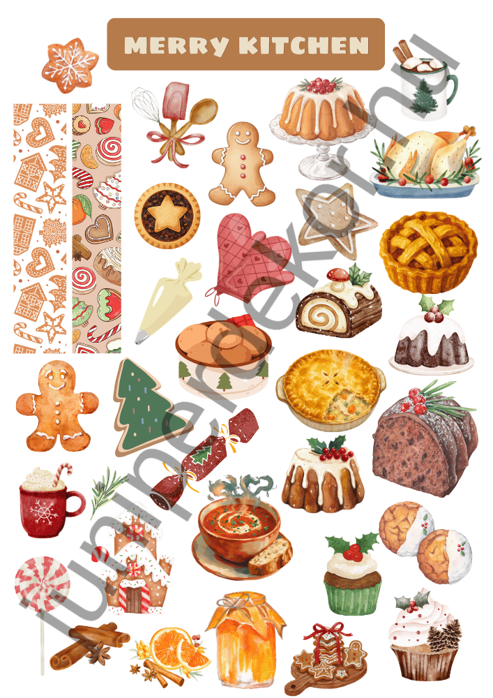 Merry Kitchen matricaív A4