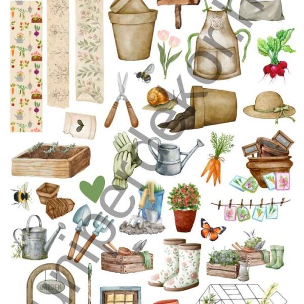 Garden matricaív A4
